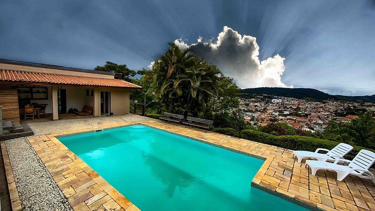 Chalé com vista Incrível