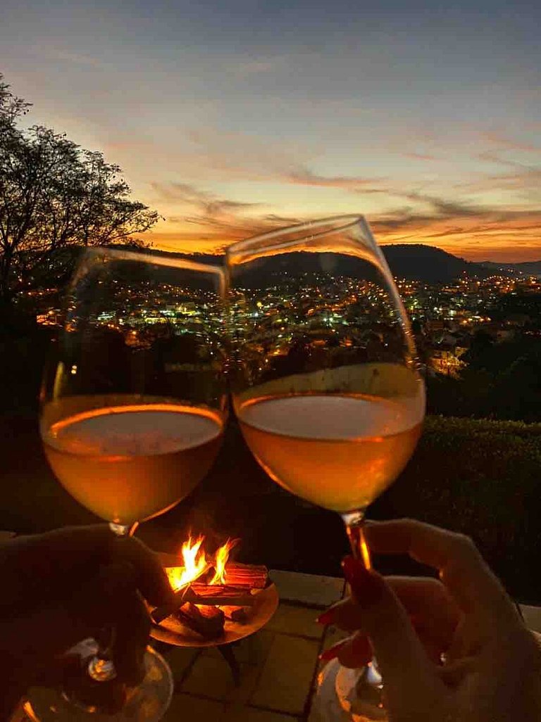 Chalé com vista Incrível