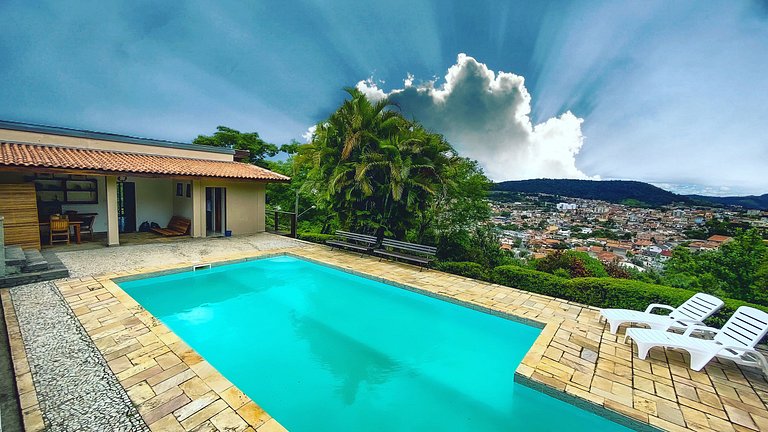 Chalé com vista Incrível